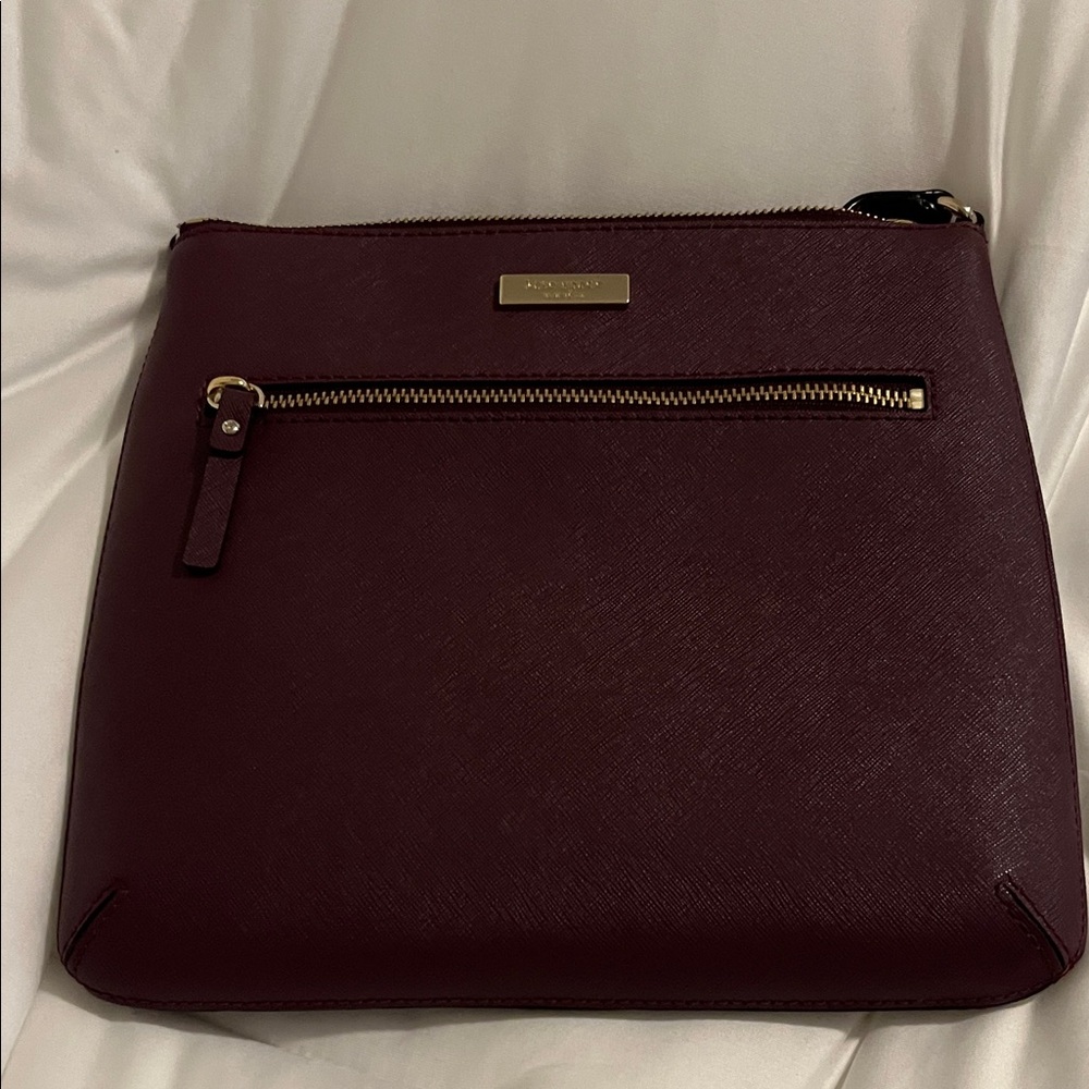 Kate Spade Laurel Way Rima Crossbody Bag in Deep Wine